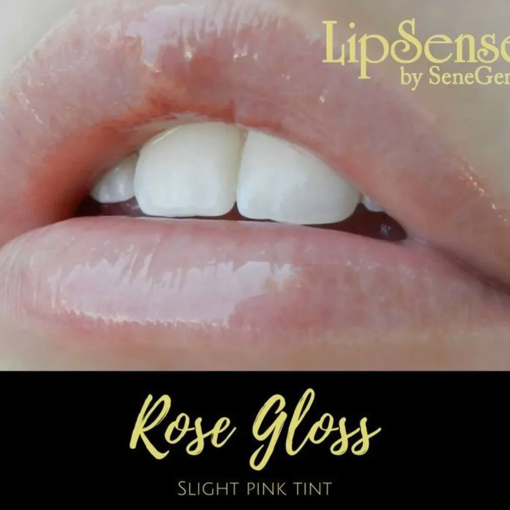 Brand New Sealed LipSense Rose Gloss by Senegence Slight Pink with Gloss Finish